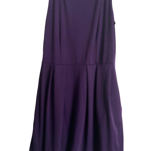 Skater Midi Dress Purple Size L - Picture 2 of 3